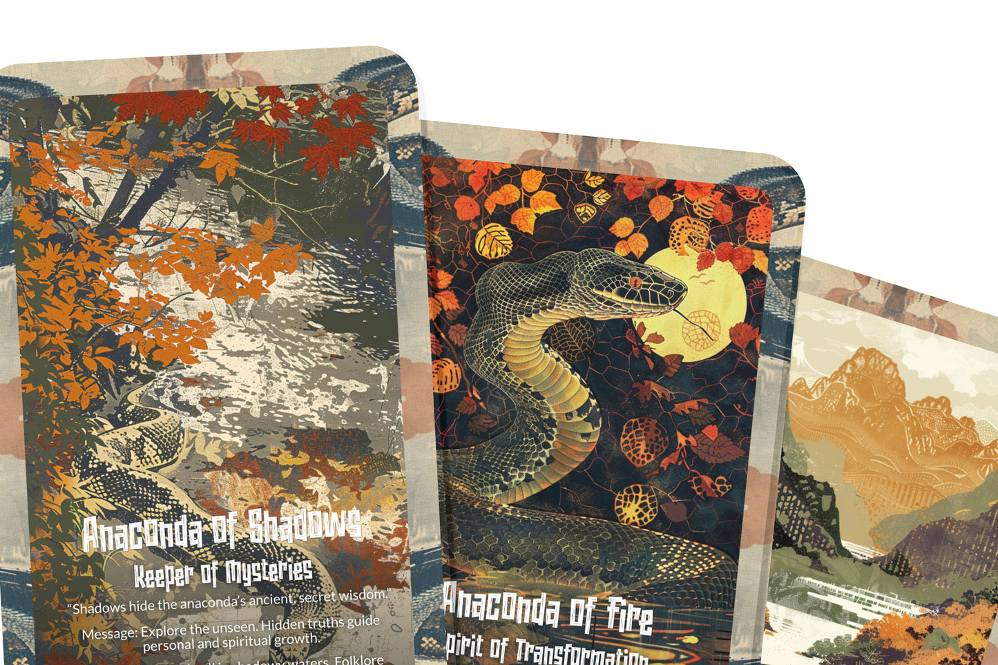 The Oracle of the Anaconda – A River Guardian Oracle Deck – 22 Oracle Cards – Spirit of Flow & Power