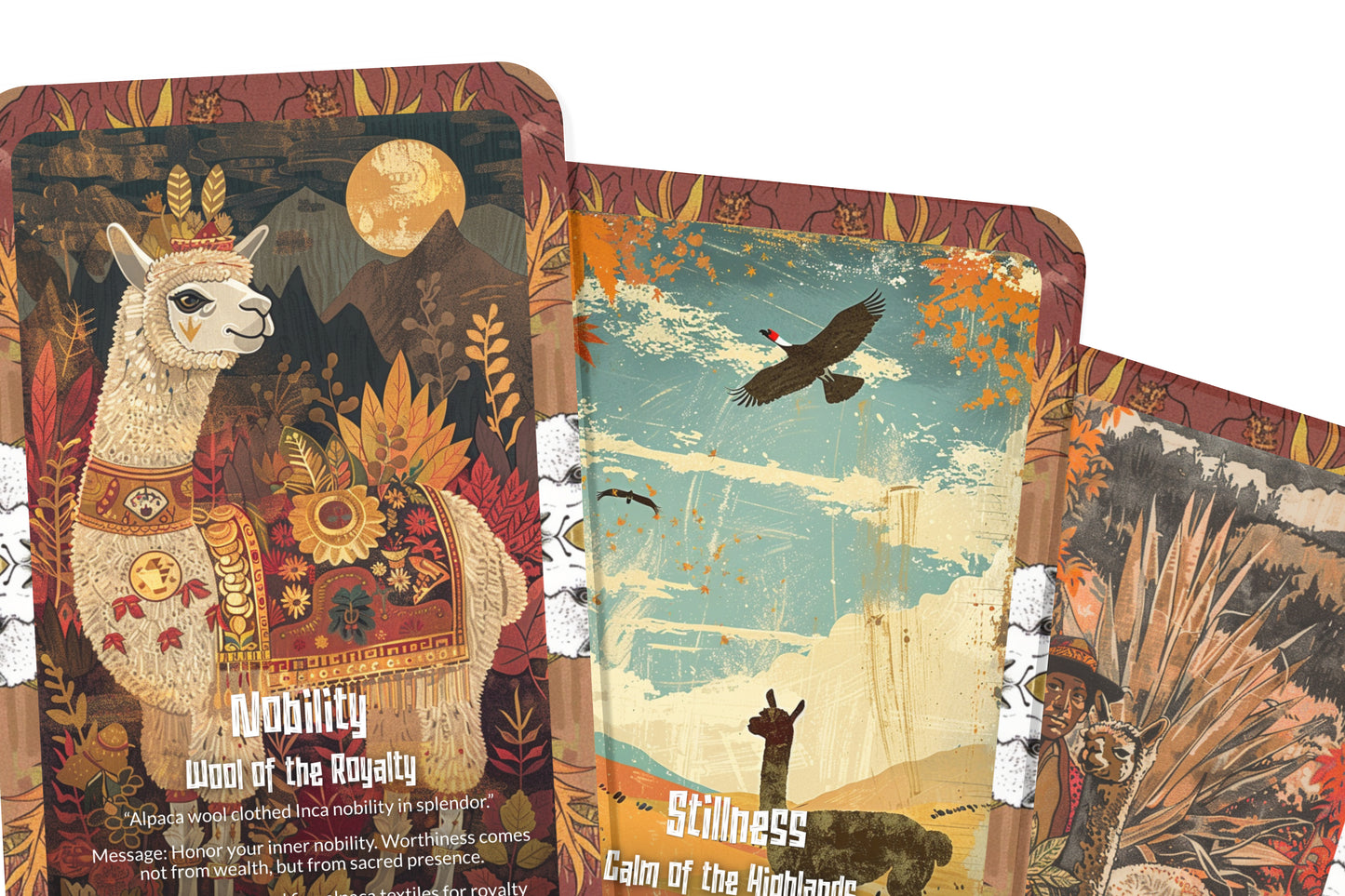 The Oracle of the Alpaca – A Gentle Spirit Oracle Deck – 22 Oracle Cards – Guardian of Andean Harmony
