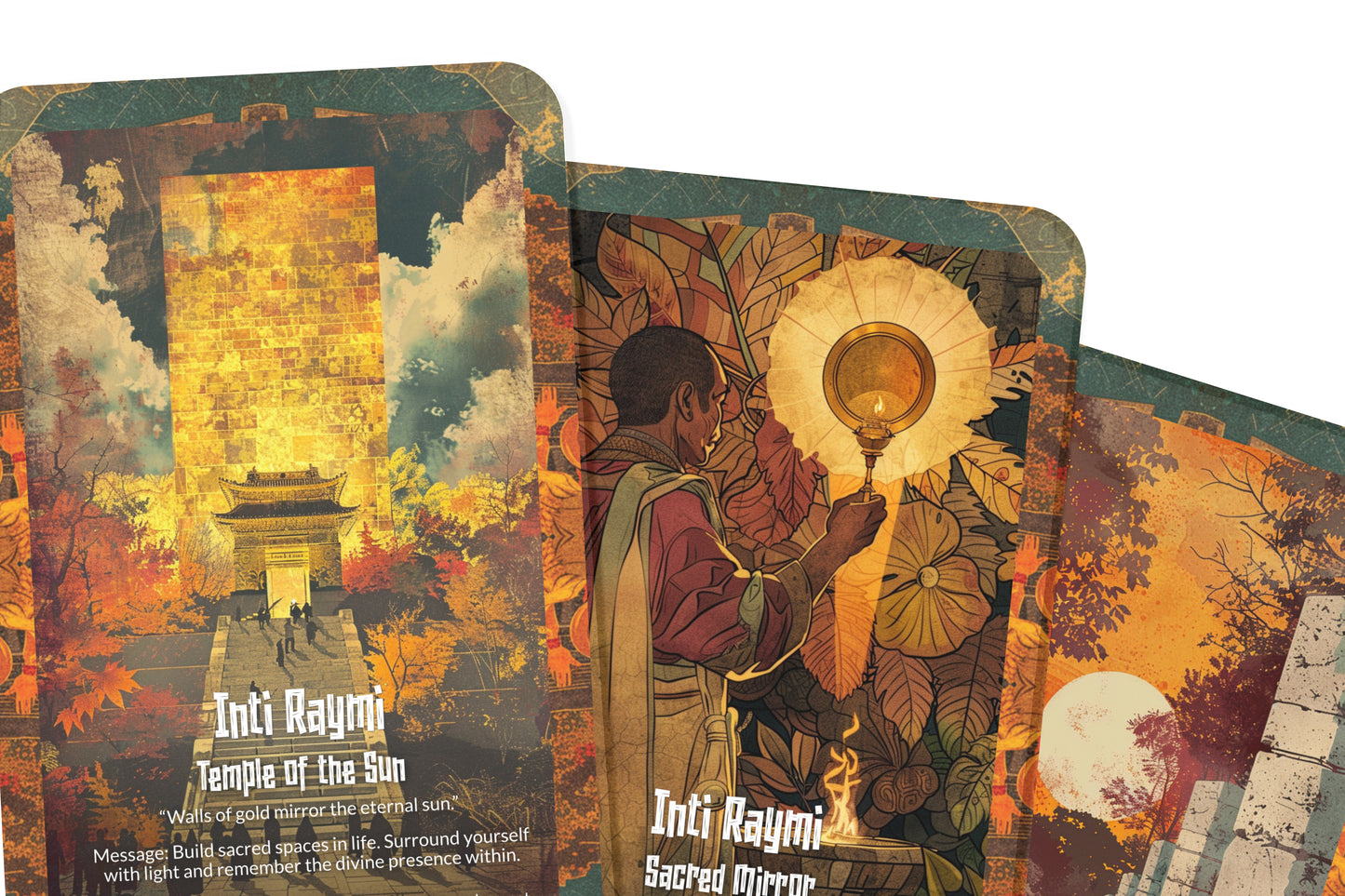 The Oracle of the Sun Festival – A Solar Celebration Oracle Deck – 22 Oracle Cards – Power of Light & Renewal