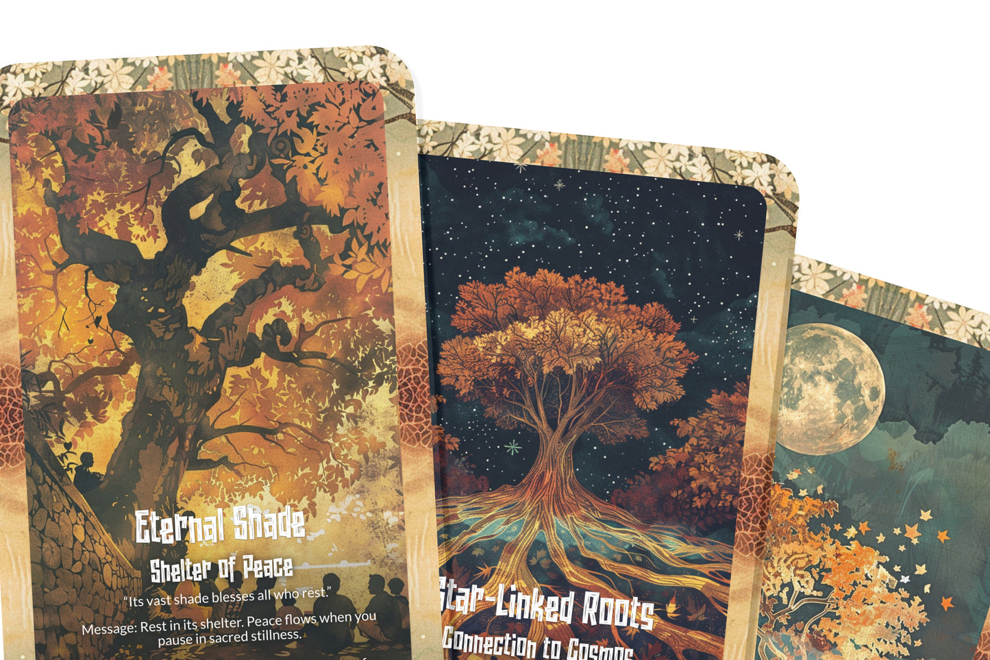 The Oracle of the Sacred Ceiba Tree – A World Tree Oracle Deck – 22 Oracle Cards – Axis of Earth, Sky & Underworld