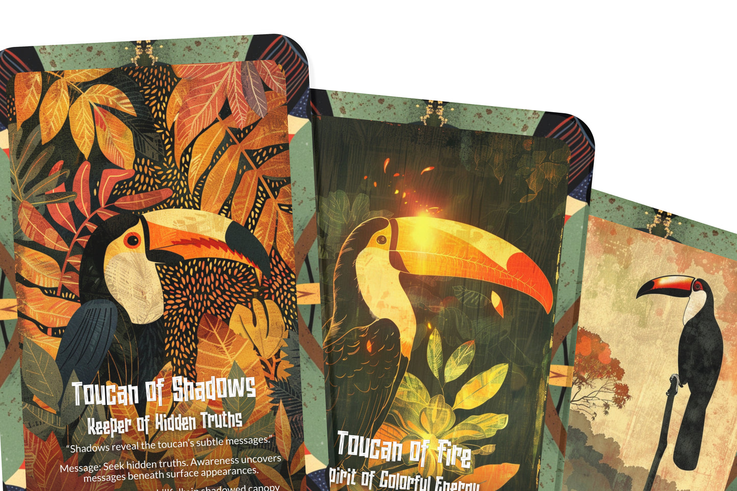 The Oracle of the Toucan – A Voice of Color Oracle Deck – 22 Oracle Cards – Messenger of the Tropics