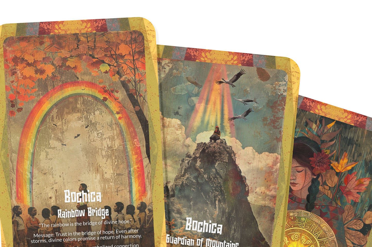 The Oracle of Bochica – A Teacher God Oracle Deck – 22 Oracle Cards – Bringer of Light & Law