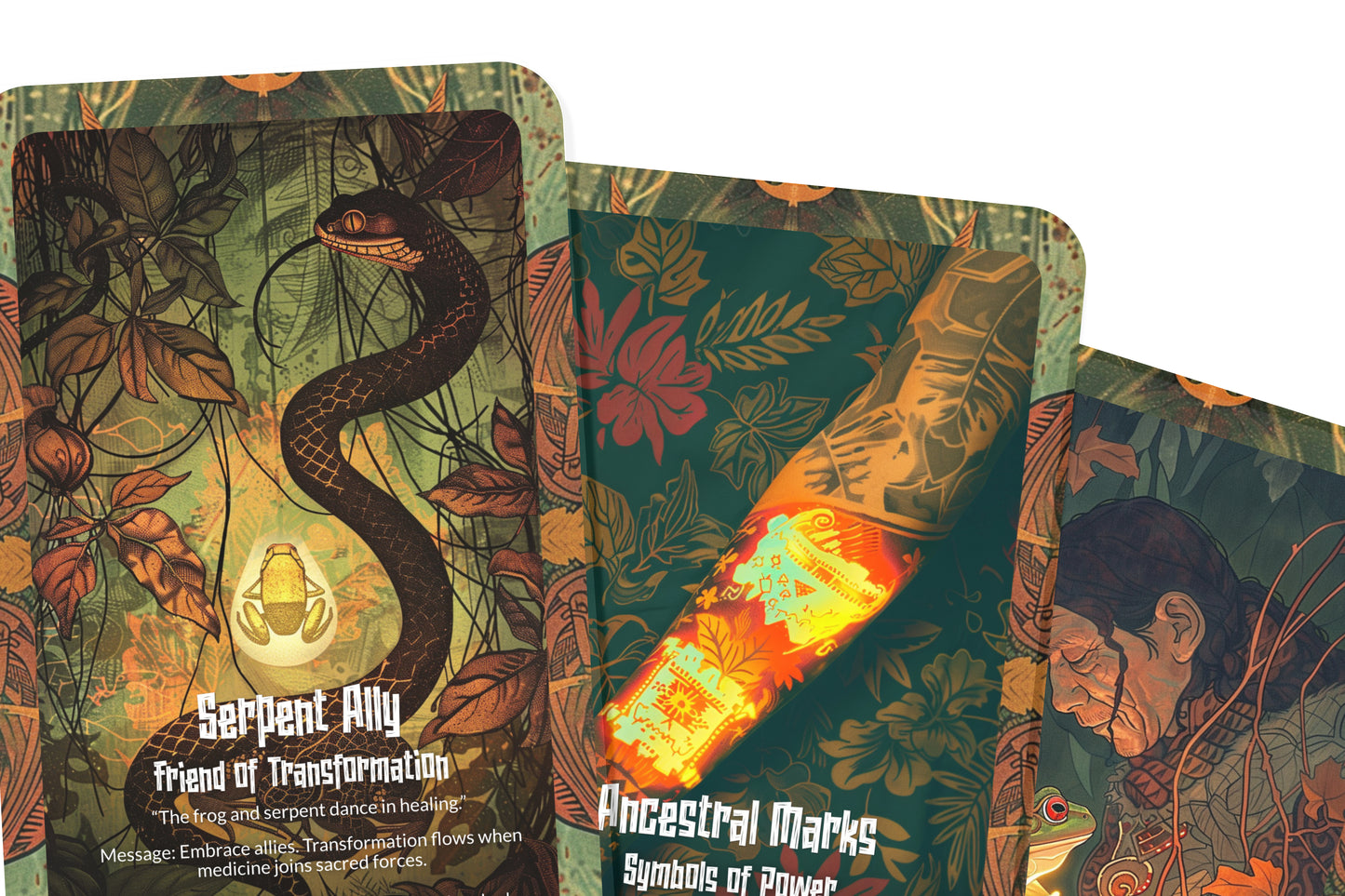 The Oracle of Kambo – A Sacred Frog Medicine Oracle Deck – 22 Oracle Cards – Purification & Spirit Cleansing