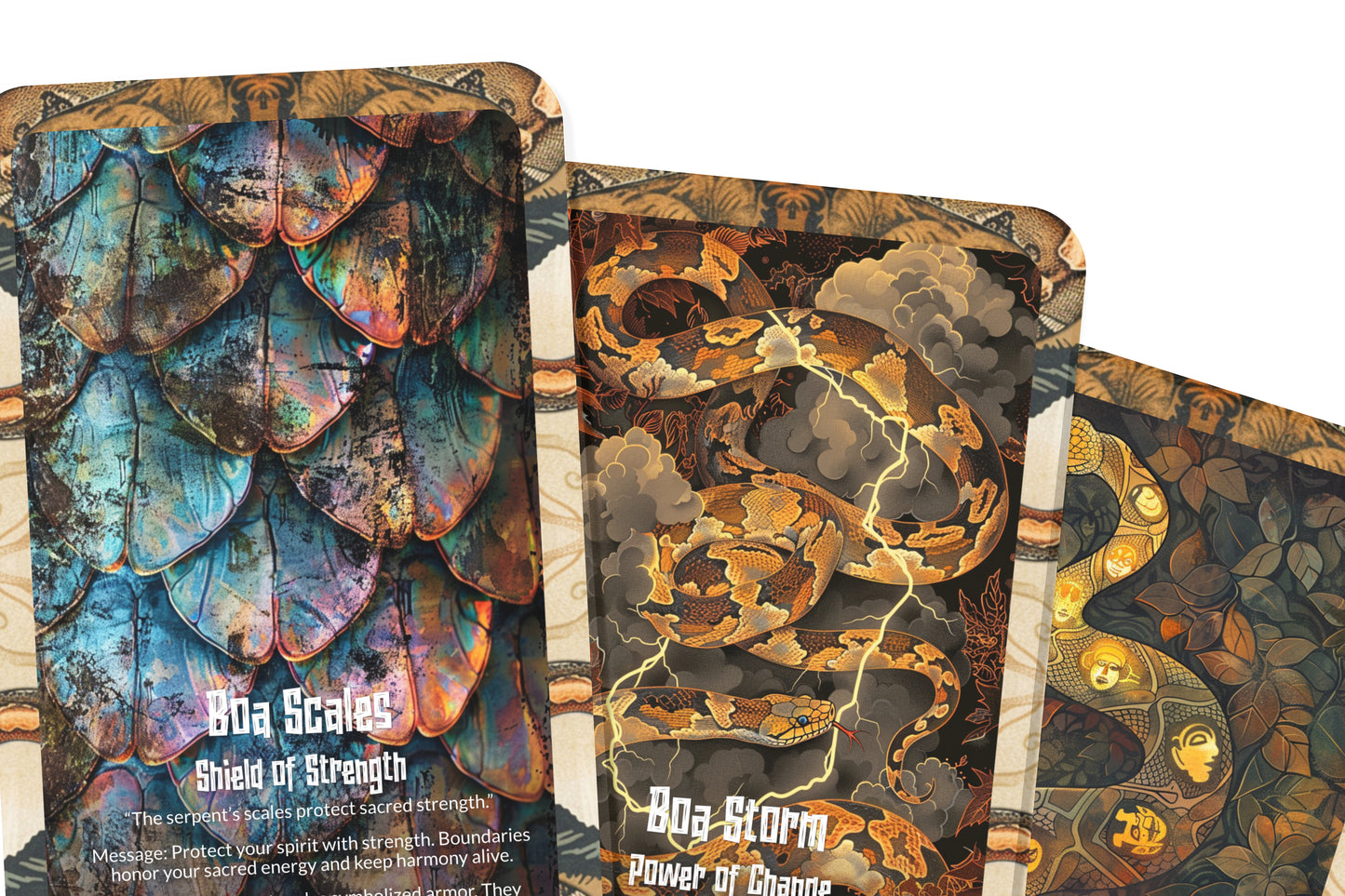 The Oracle of the Boa Serpent – A Primal Power Oracle Deck – 22 Oracle Cards – Keeper of Ancient Mysteries