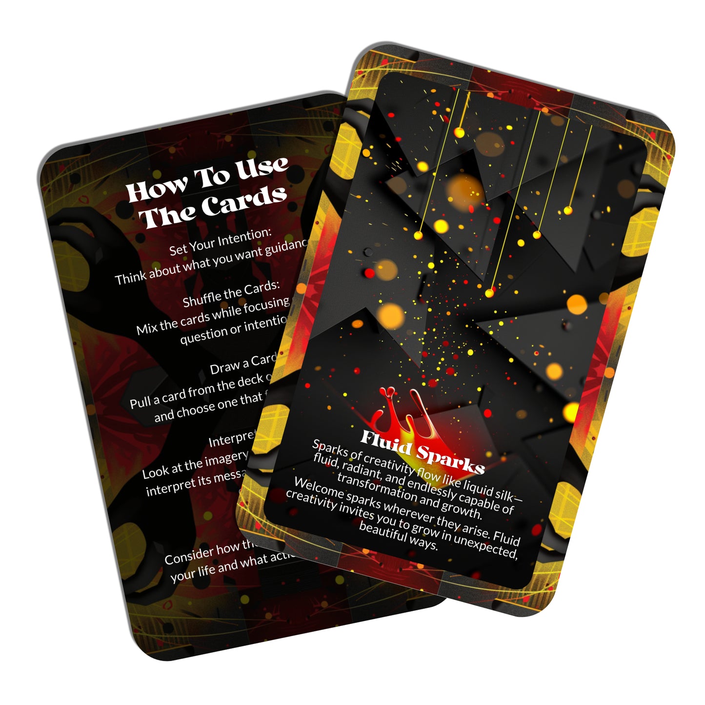 Electric Silk – A Creative Flow Oracle Deck – 22 Oracle Cards – Soft Power in Charged Motion