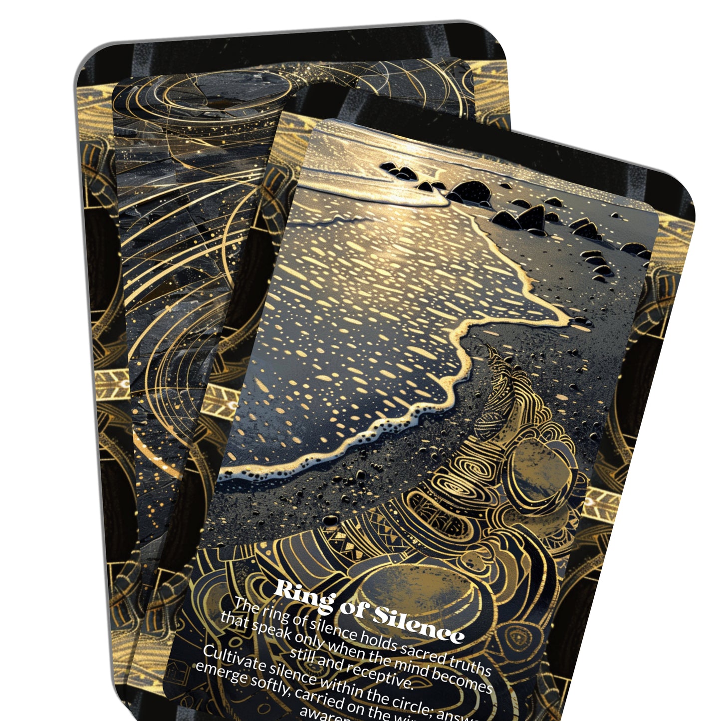 The Hollow Circle – A Ritual Emptiness Oracle Deck – 22 Oracle Cards – Sacred Space Within the Void