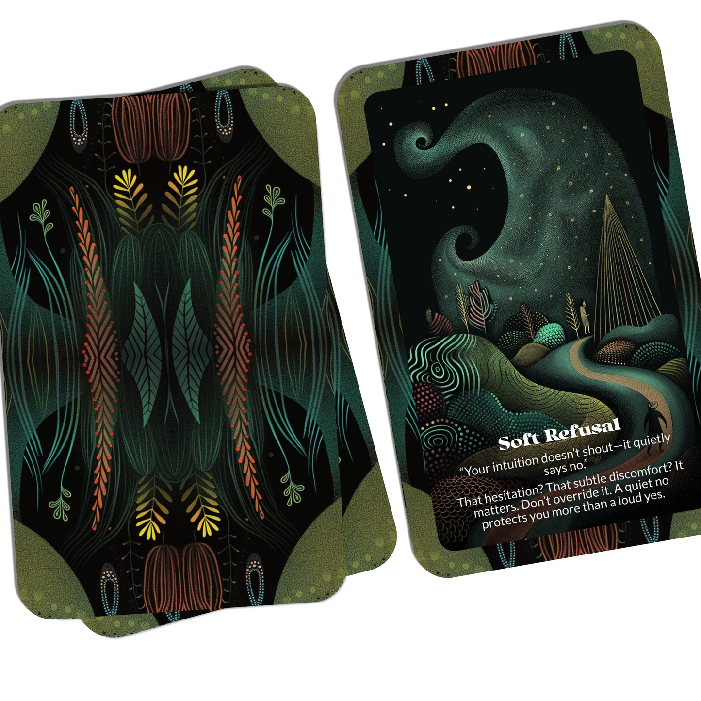 Eyes Closed, Heart Open – An Intuitive Awakening Oracle Deck – 22 Oracle Cards – Trust the Inner Vision