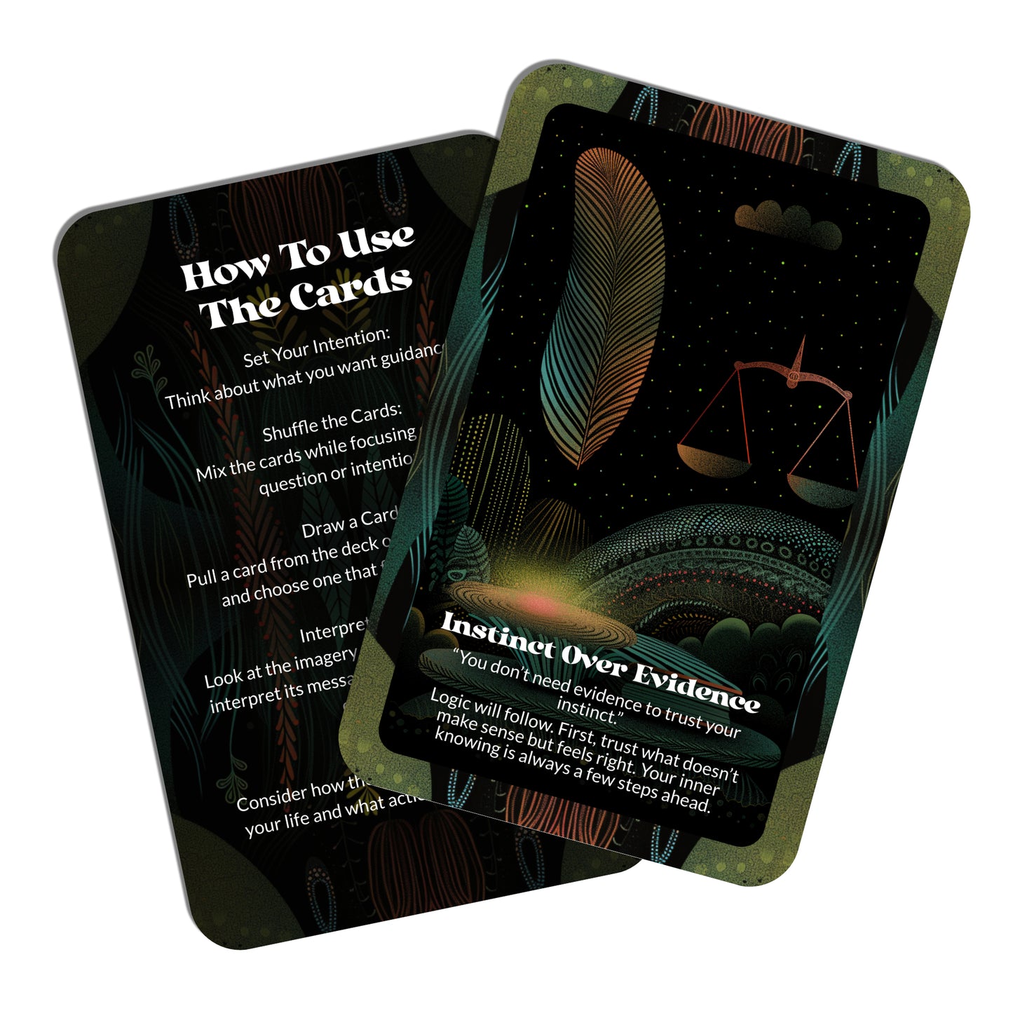 Eyes Closed, Heart Open – An Intuitive Awakening Oracle Deck – 22 Oracle Cards – Trust the Inner Vision