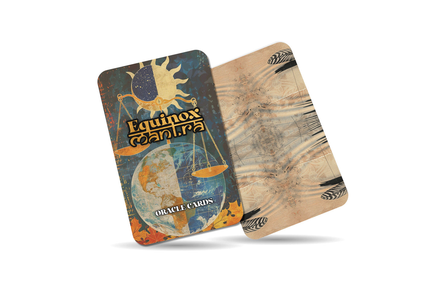 Equinox Mantra – A Balance and Transition Oracle Deck – 22 Oracle Cards – Aligning Light and Dark