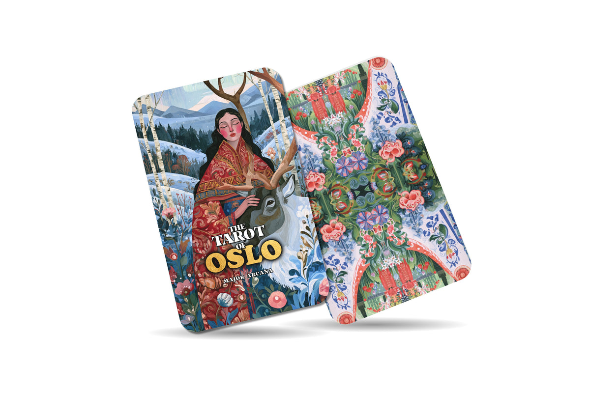 The Tarot of Oslo – A Nordic Fjord Tarot Deck – 22 Tarot Cards – Viking Heritage and Northern Light