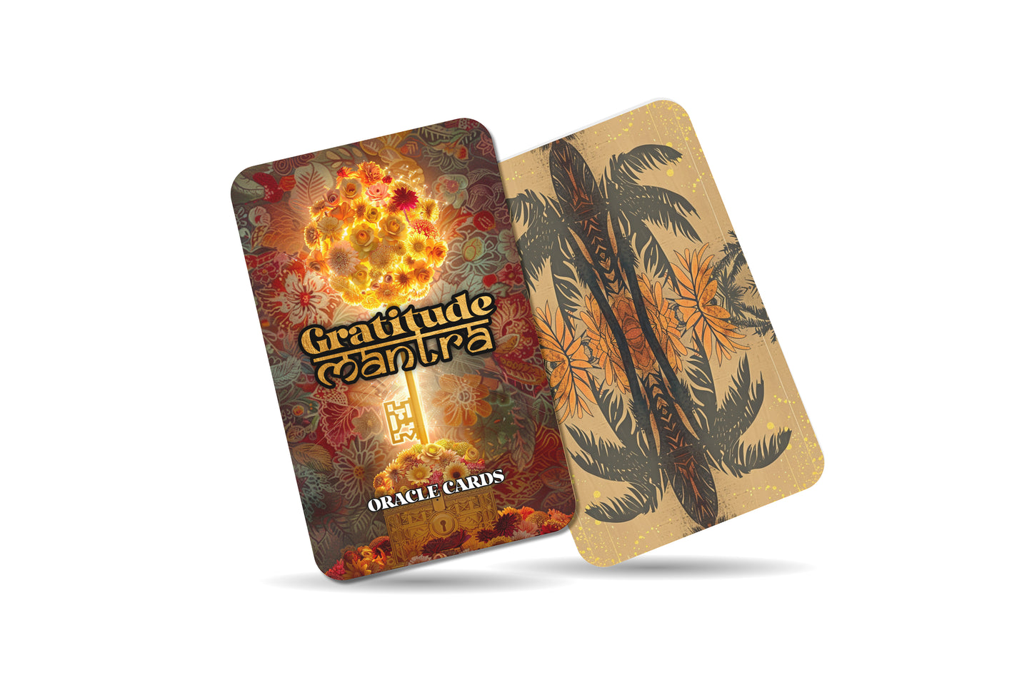 Gratitude Mantra – A Heart Expansion Oracle Deck – 22 Oracle Cards – Blessings in Every Breath