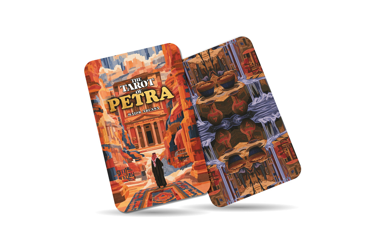 The Tarot of Petra – An Ancient Nabataean Tarot Deck – 22 Tarot Cards – Rose-City Mysteries of the Desert