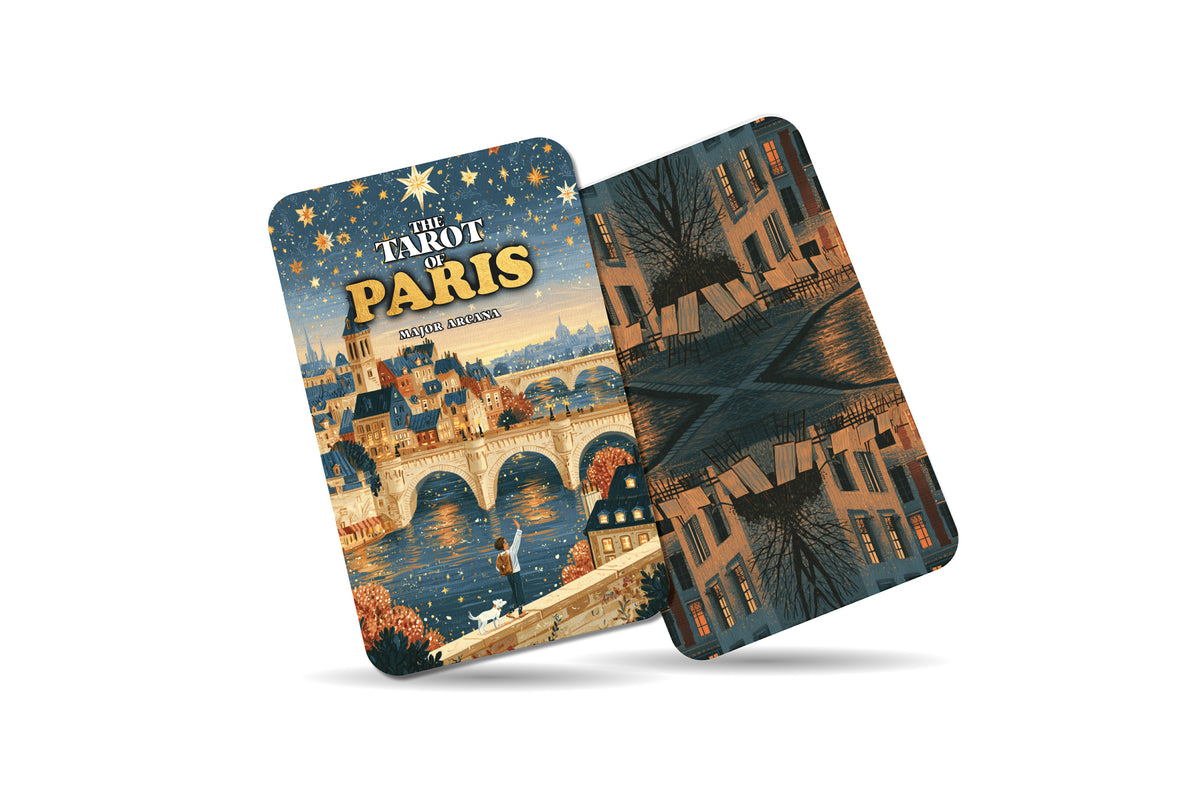 The Tarot of Paris – A French Mysticism Tarot Deck – 22 Tarot Cards – Art, Romance, and the Spirit of the Seine