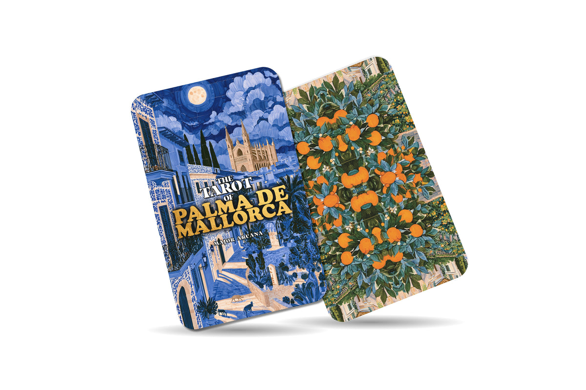 The Tarot of Palma de Mallorca – A Mediterranean Island Tarot Deck – 22 Tarot Cards – Sea, Stone, and Balearic Spirit