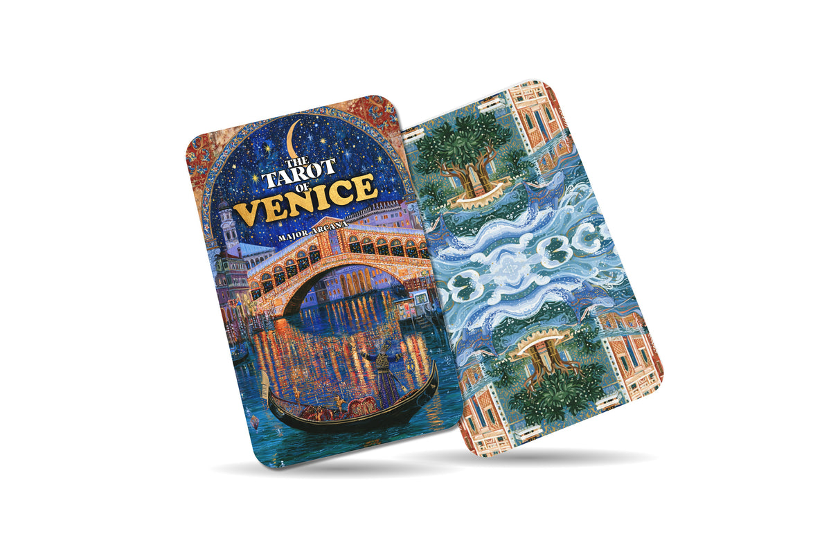 The Tarot of Venice – A Venetian Mysteries Tarot Deck – 22 Tarot Cards – Canals, Masks, and Renaissance Magic