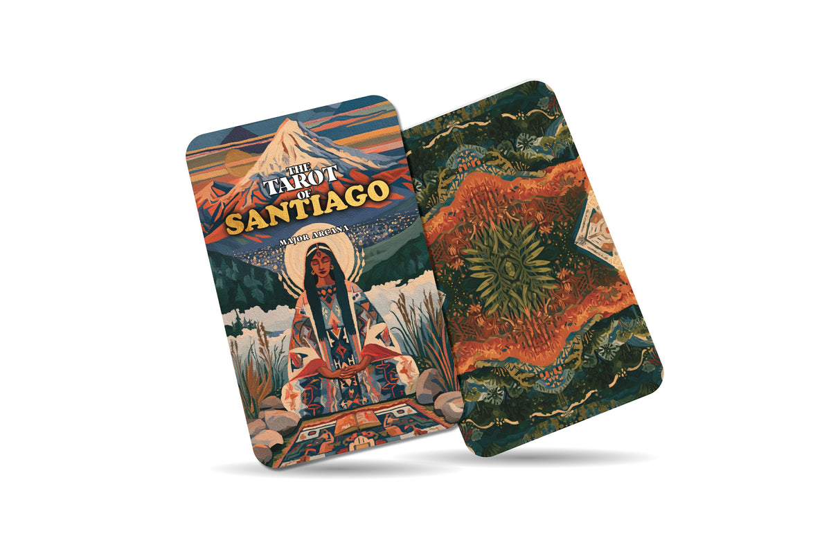 The Tarot of Santiago – An Andean Chilean Tarot Deck – 22 Tarot Cards – Mountain Energy and Chilean Heritage