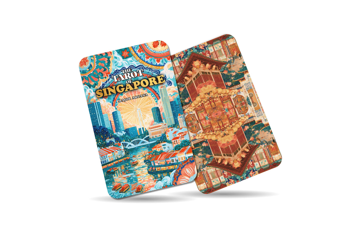The Tarot of Singapore – A Tropical Asian Tarot Deck – 22 Tarot Cards – Gardens, Temples, and Maritime Heritage