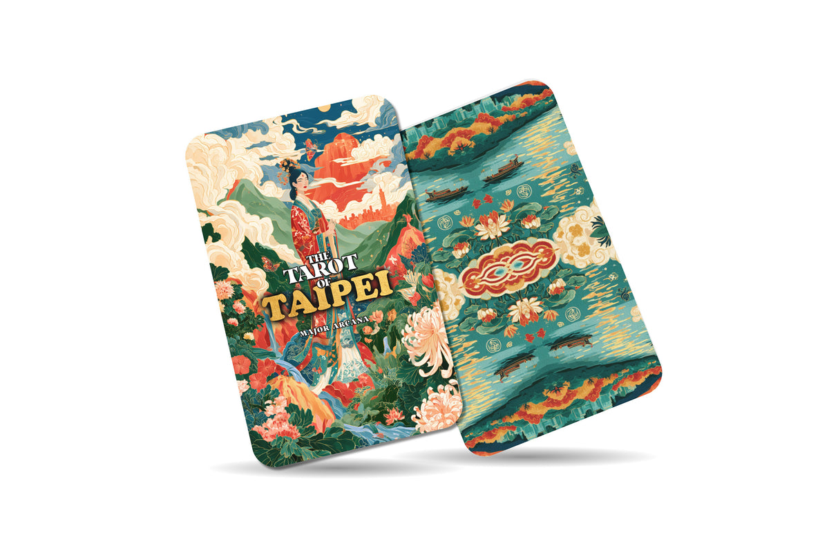 The Tarot of Taipei – A Taiwanese Mountain Tarot Deck – 22 Tarot Cards – Temples, Tea, and Island Mysticism