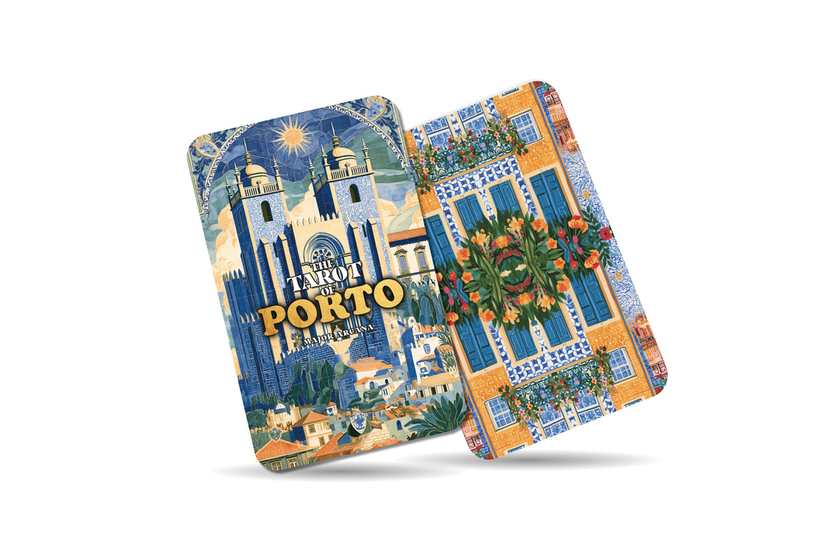 The Tarot of Porto – A Portuguese River Tarot Deck – 22 Tarot Cards – Douro Waters and Northern Heritage
