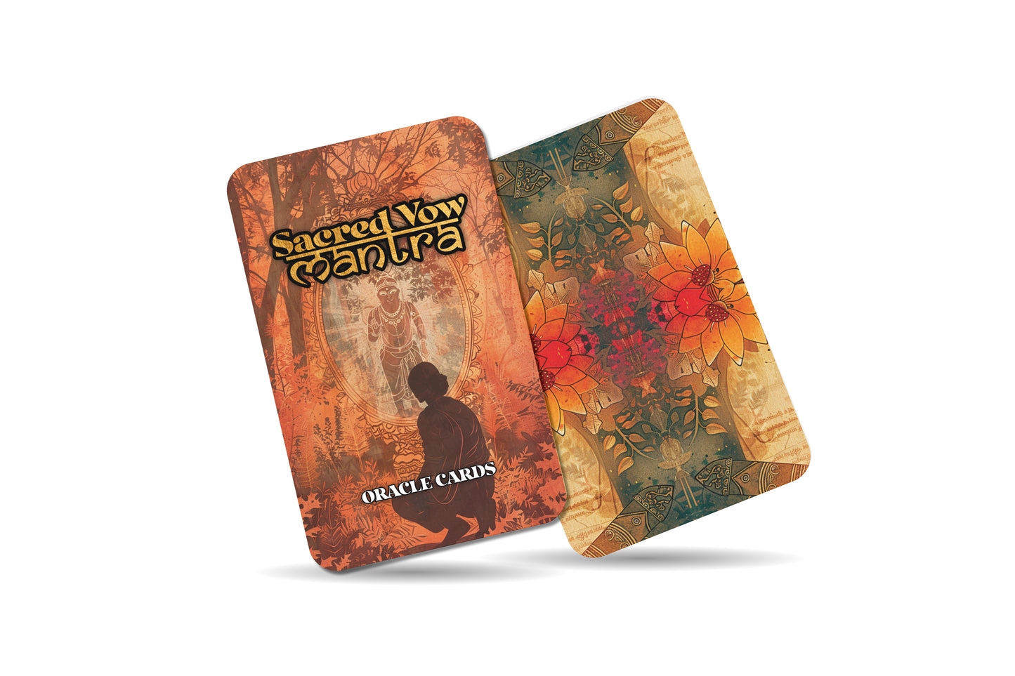 Sacred Vow Mantra – A Soul Commitment Oracle Deck – 22 Oracle Cards – Honoring Promises of the Heart