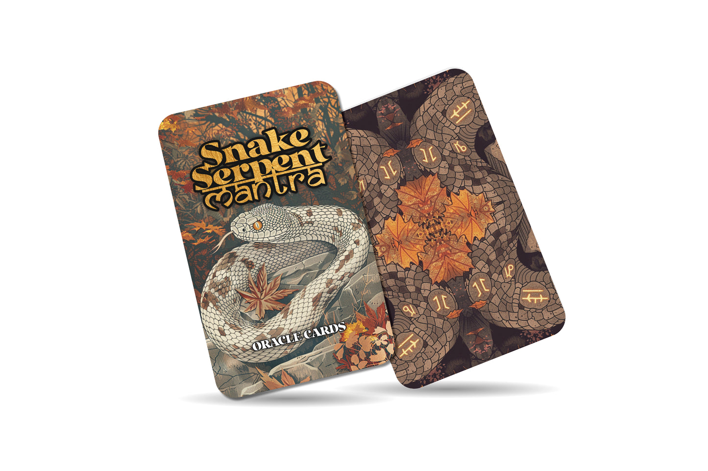 Snake Serpent Mantra – A Kundalini Awakening Oracle Deck – 22 Oracle Cards – Transformation Through Sacred Power