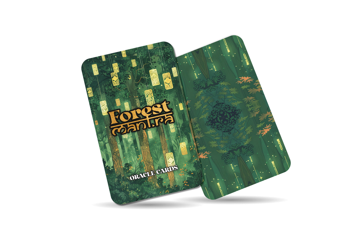 Forest Mantra – A Nature Spirit Oracle Deck – 22 Oracle Cards – Whispers from the Green World