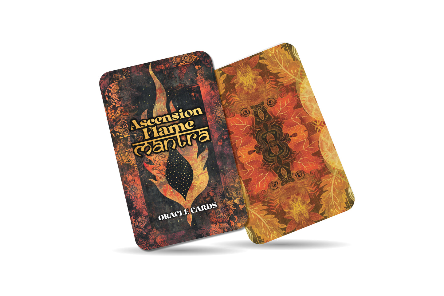 Ascension Flame Mantra – A Soul Light Oracle Deck – 22 Oracle Cards – Igniting the Fire of Awakening