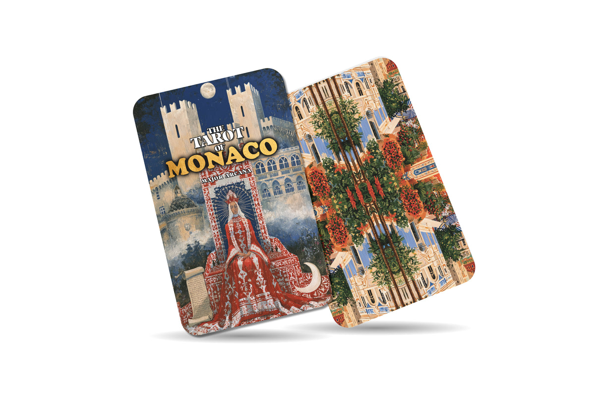 The Tarot of Monaco – A Riviera Mysticism Tarot Deck – 22 Tarot Cards – Mediterranean Elegance and Coastal Fortune