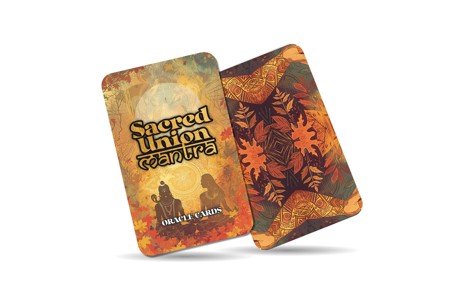 Sacred Union Mantra – A Divine Partnership Oracle Deck – 22 Oracle Cards – Merging Spirit and Love