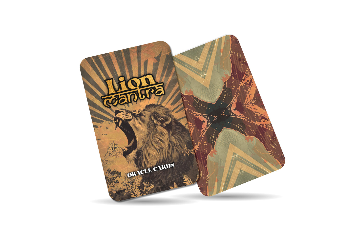 Lion Mantra – A Courage Oracle Deck – 22 Oracle Cards – Strength of the Heart Warrior