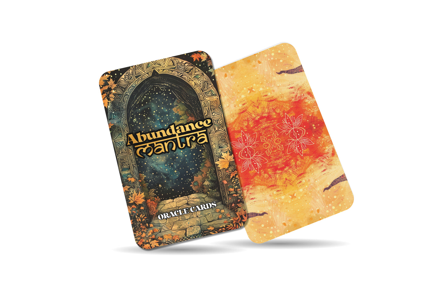 Abundance Mantra – A Prosperity Path Oracle Deck – 22 Oracle Cards – Manifesting the Flow of Wealth