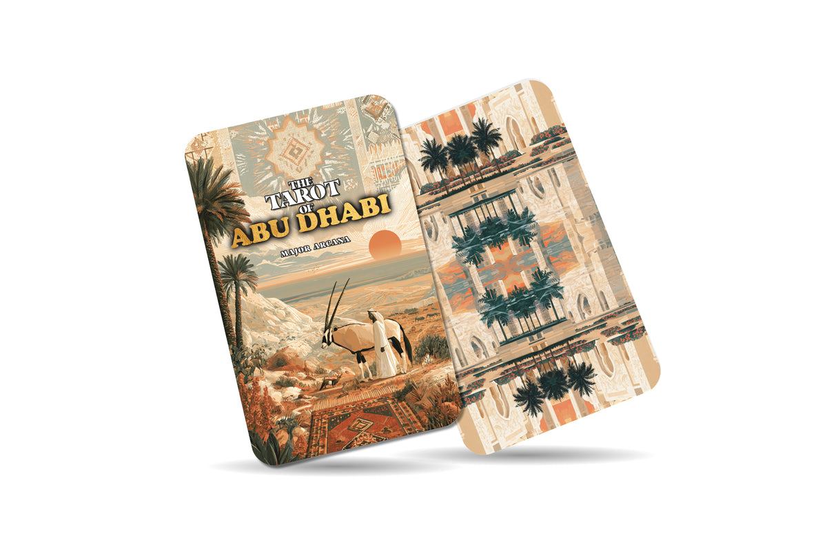 The Tarot of Abu Dhabi – A Desert Mysticism Tarot Deck – 22 Tarot Cards – Spiritual Journey Through the UAE’s Capital