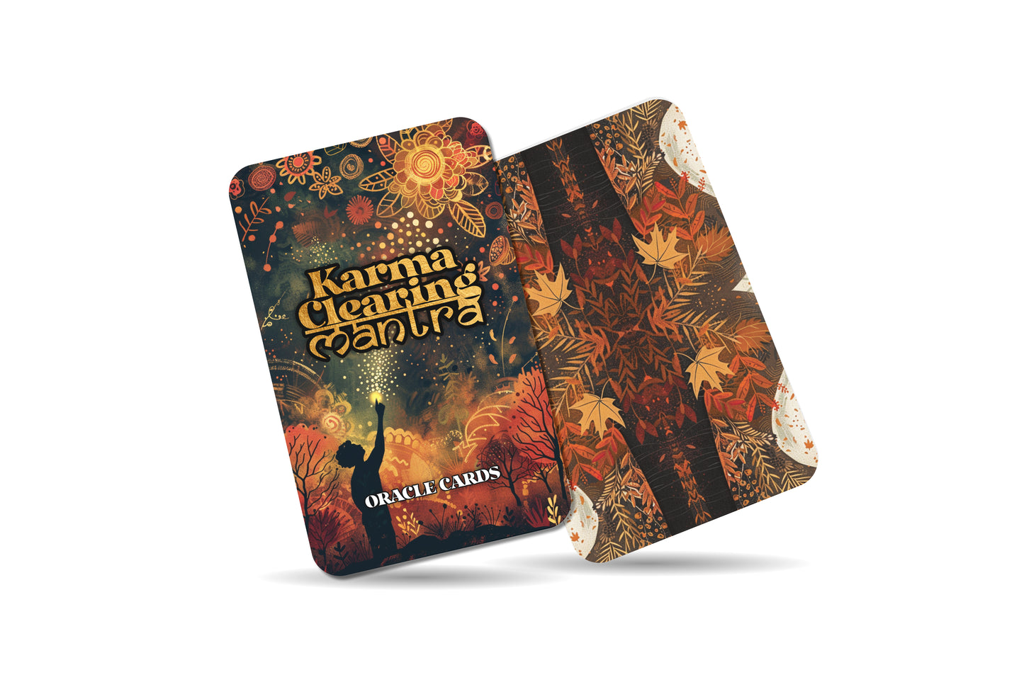 Karma-Clearing Mantra – A Liberation Oracle Deck – 22 Oracle Cards – Releasing Past Energies