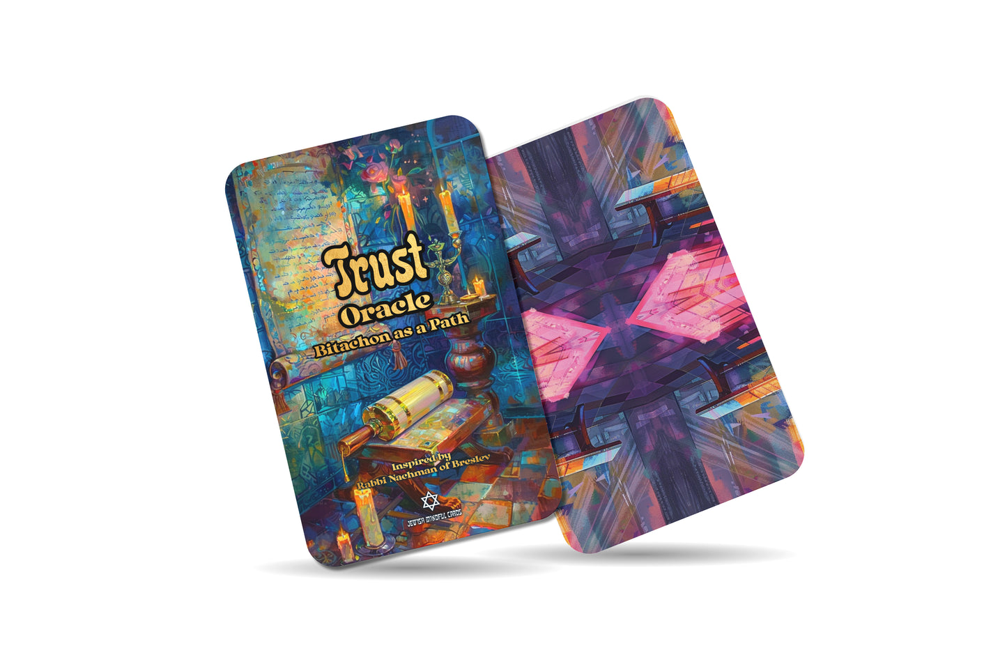 Trust Oracle – Bitachon as a Path – 22 Oracle Cards – Rest in Divine Care
