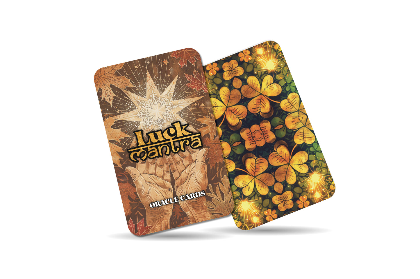 Luck Mantra – A Fortune Alignment Oracle Deck – 22 Oracle Cards – Synchronicities and Abundance