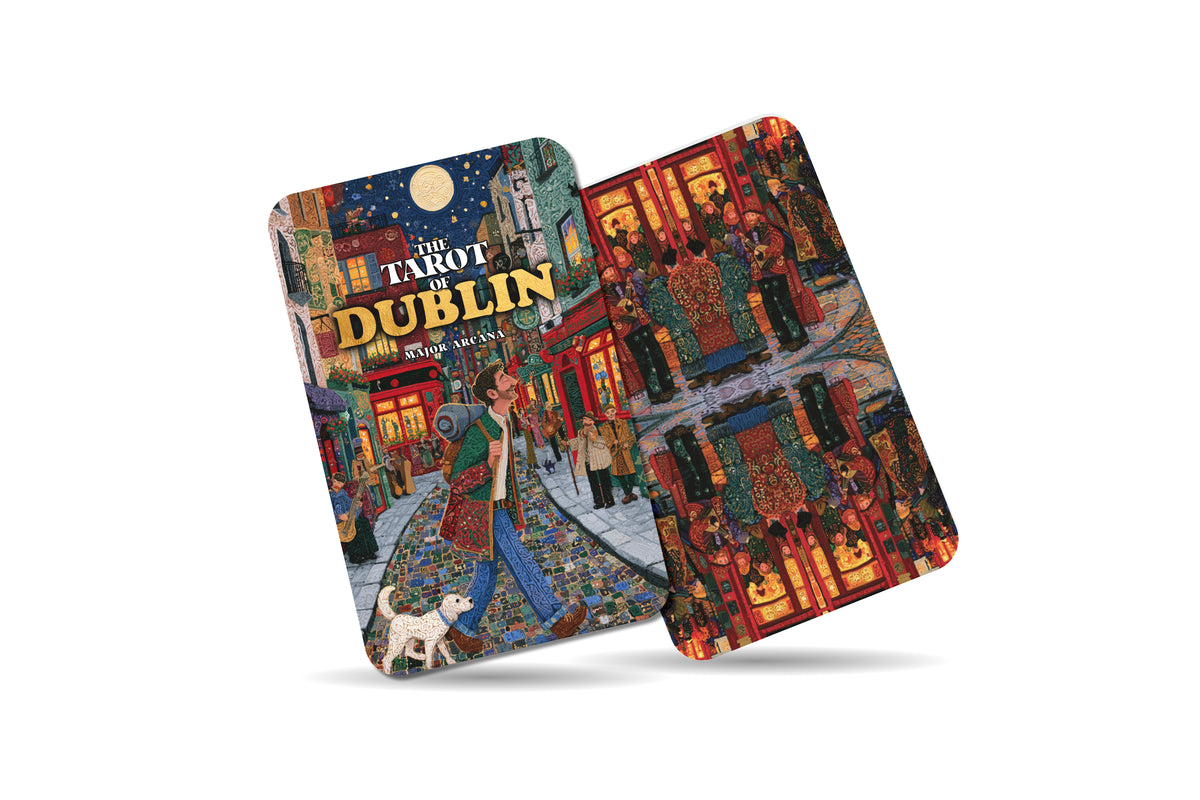 The Tarot of Dublin – A Celtic Spirit Tarot Deck – 22 Tarot Cards – Legends, Literature, and Emerald Isle Mysticism