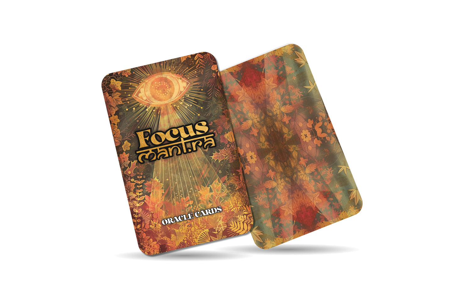 Focus Mantra – A Clarity Oracle Deck – 22 Oracle Cards – Centering the Mind and Intention