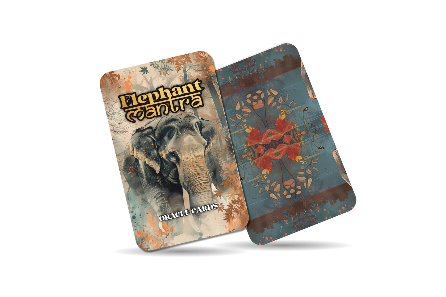 Elephant Mantra – A Wisdom Guardian Oracle Deck – 22 Oracle Cards – Strength, Memory, and Majesty