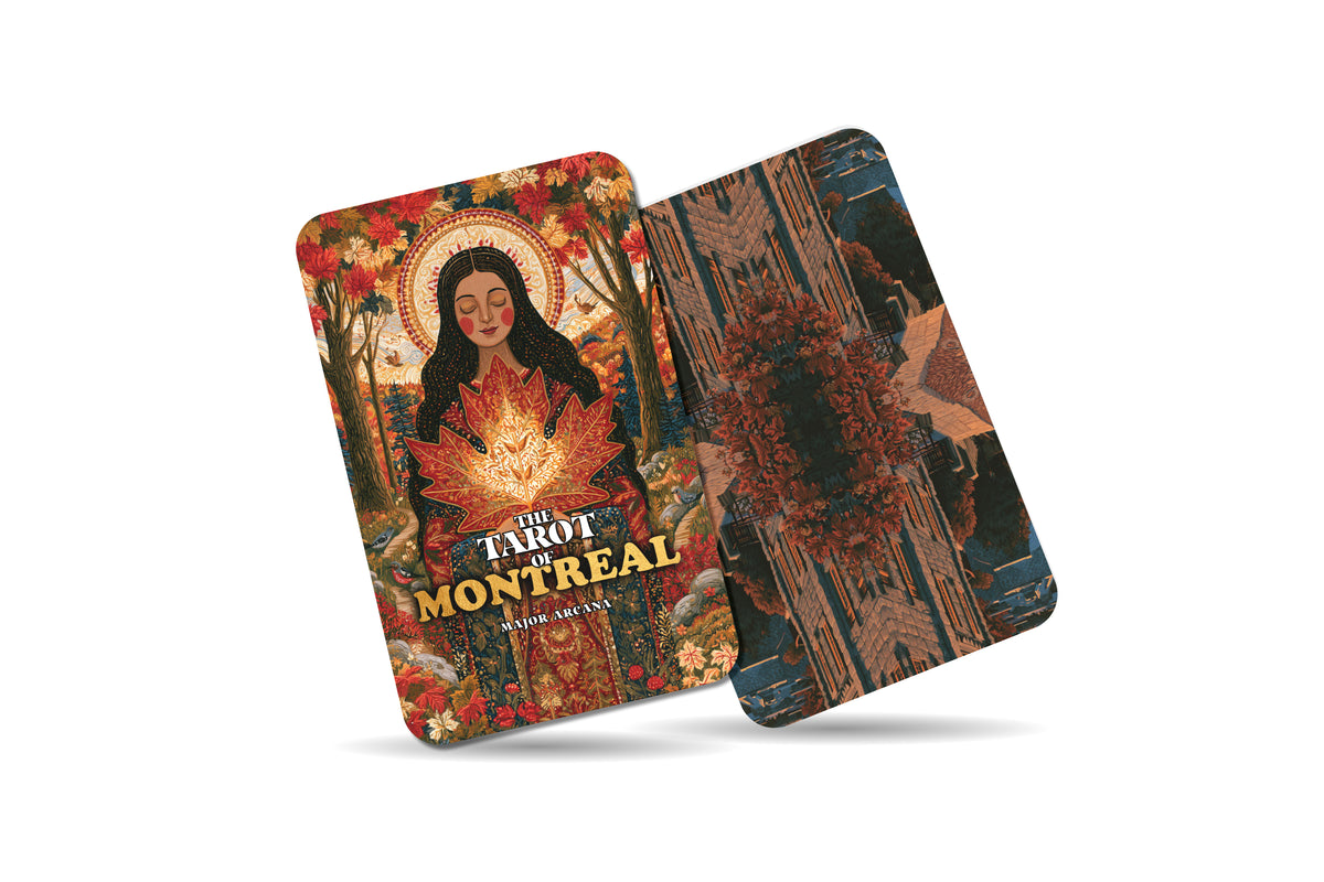 The Tarot of Montreal – A French Canadian Tarot Deck – 22 Tarot Cards – Heritage, Art, and Northern Spirit