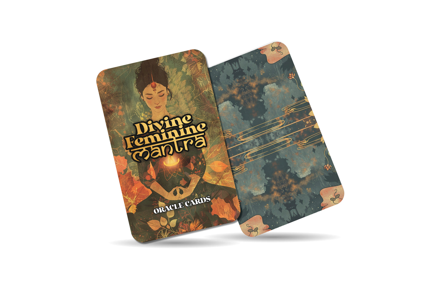 Divine Feminine Mantra – A Goddess Awakening Oracle Deck – 22 Oracle Cards – Embodying Sacred Power