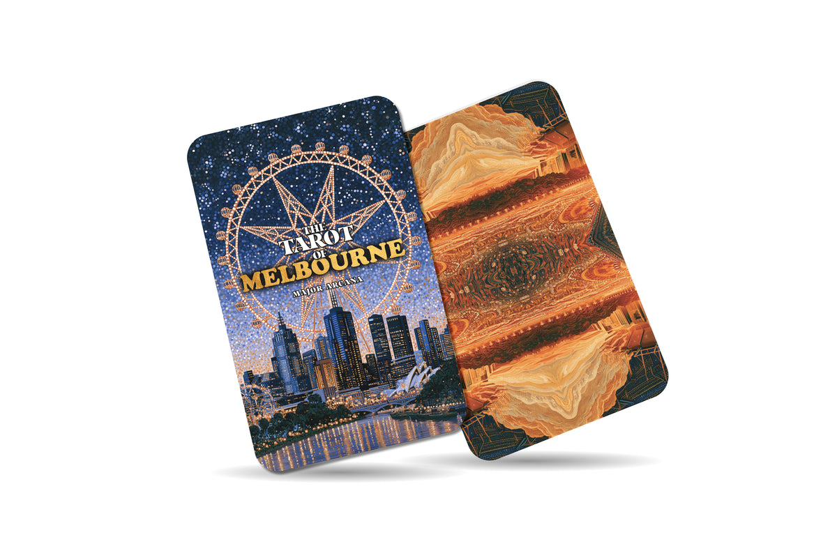 The Tarot of Melbourne – An Australian Spirit Tarot Deck – 22 Tarot Cards – Urban Culture and Nature’s Ancient Energy