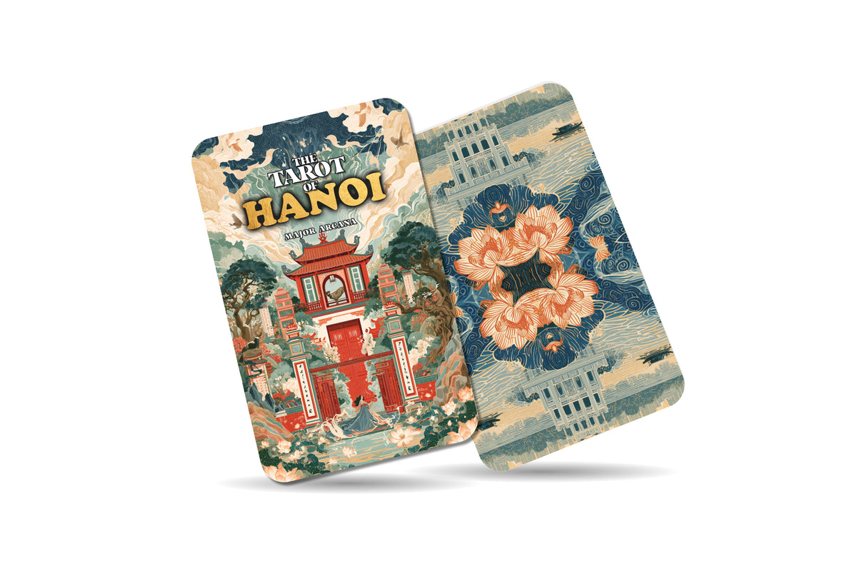 The Tarot of Hanoi – A Vietnamese Heritage Tarot Deck – 22 Tarot Cards – Ancient Temples and Spirit of the Red River
