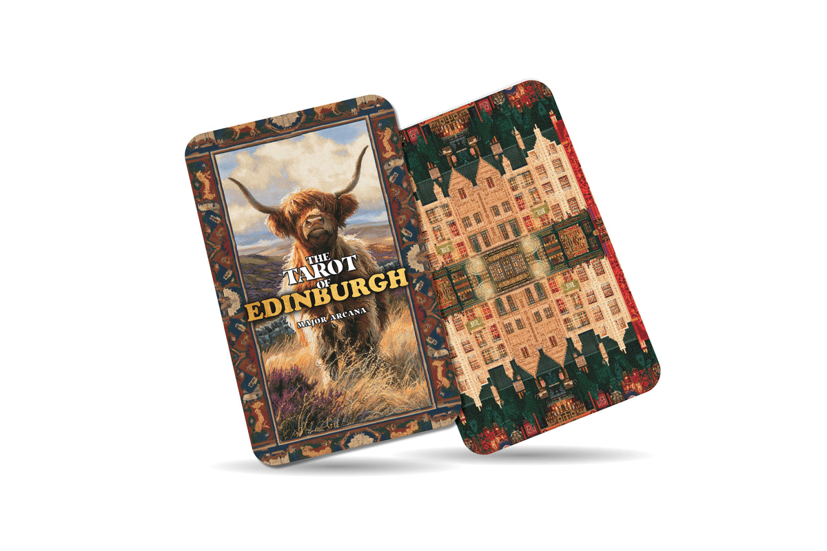 The Tarot of Edinburgh – A Scottish Mysteries Tarot Deck – 22 Tarot Cards – Castles, Highlands, and Celtic Legends