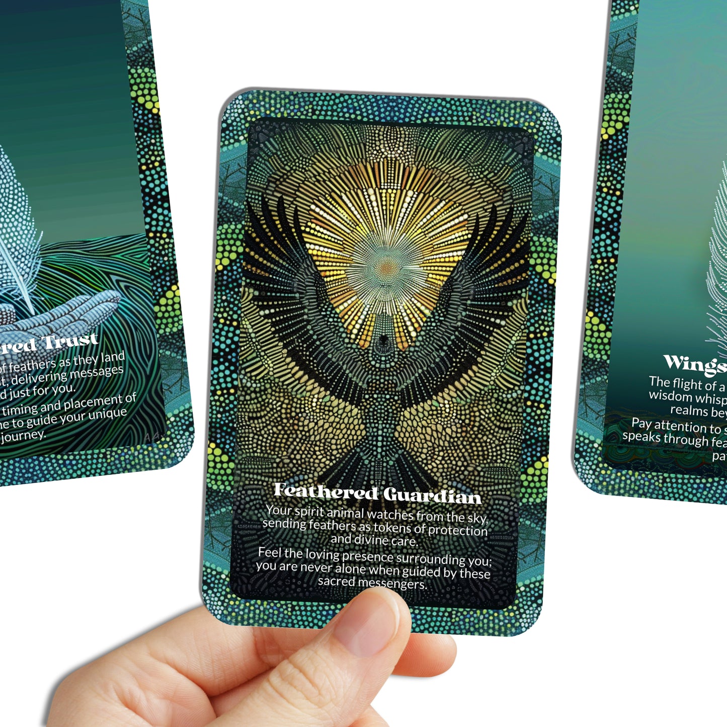 Feather Code – An Animal Spirit Oracle Deck – 22 Oracle Cards – Messages Written on Wings and Wind