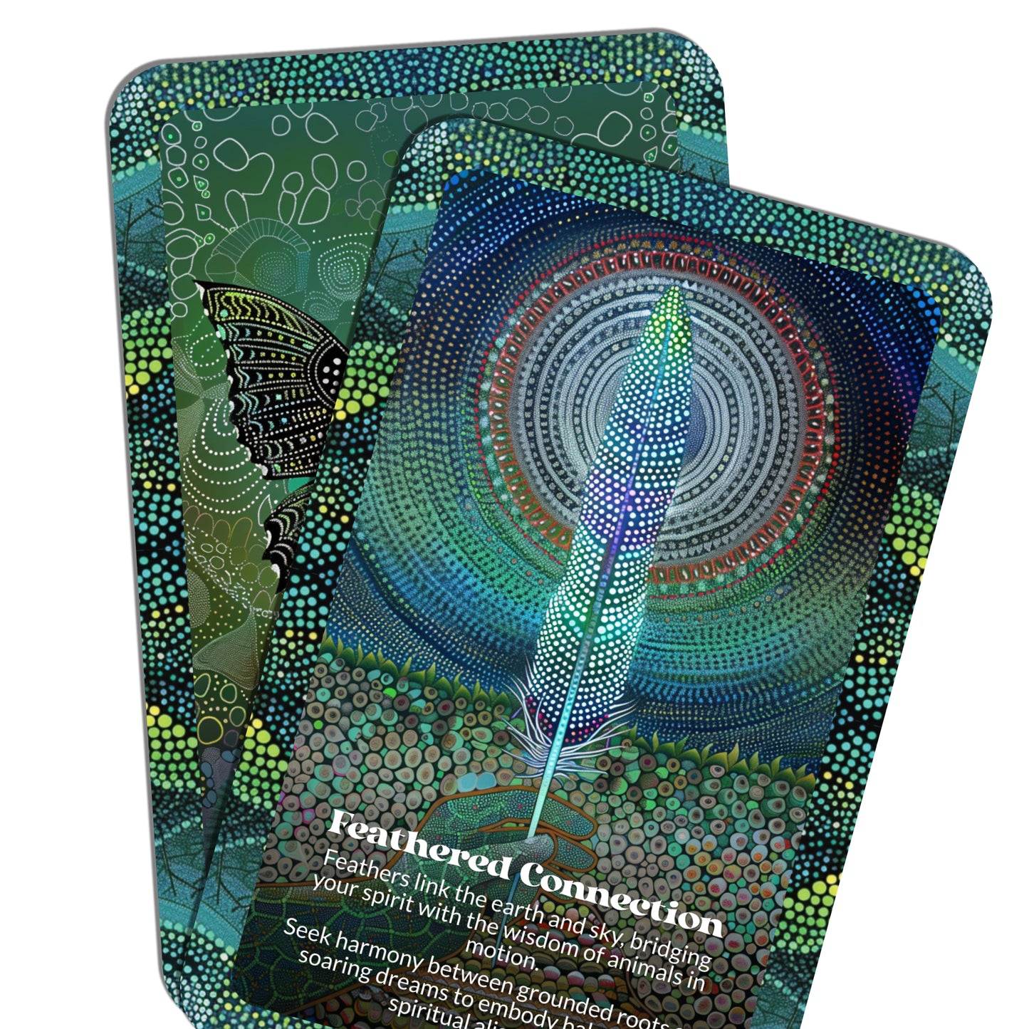 Feather Code – An Animal Spirit Oracle Deck – 22 Oracle Cards – Messages Written on Wings and Wind
