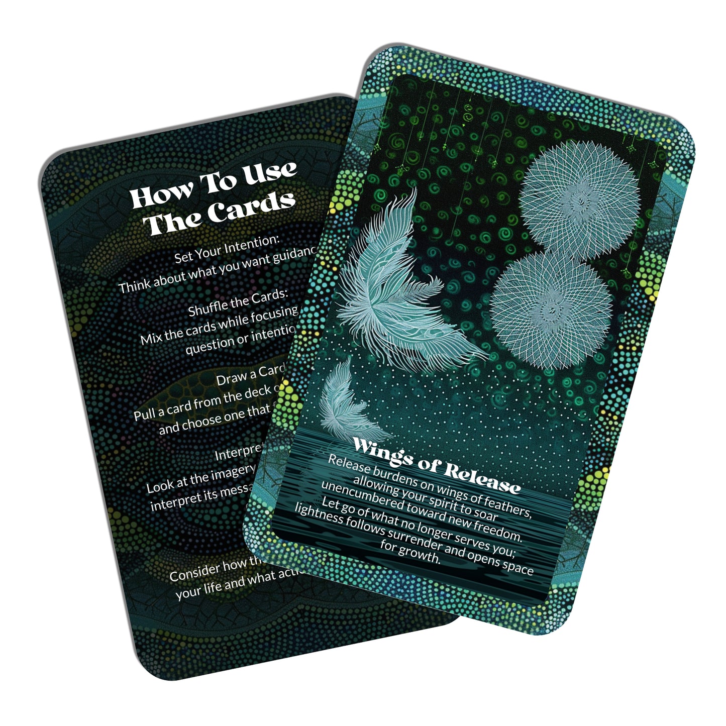 Feather Code – An Animal Spirit Oracle Deck – 22 Oracle Cards – Messages Written on Wings and Wind