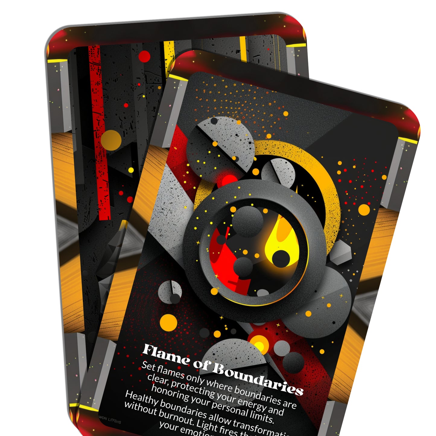 Fire by Permission – A Conscious Transformation Oracle Deck – 22 Oracle Cards – Burn Only When Ready