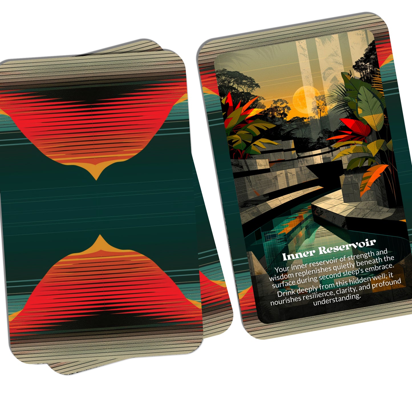 Second Sleep – A Subconscious Depth Oracle Deck – 22 Oracle Cards – What Awaits in the Quiet Return