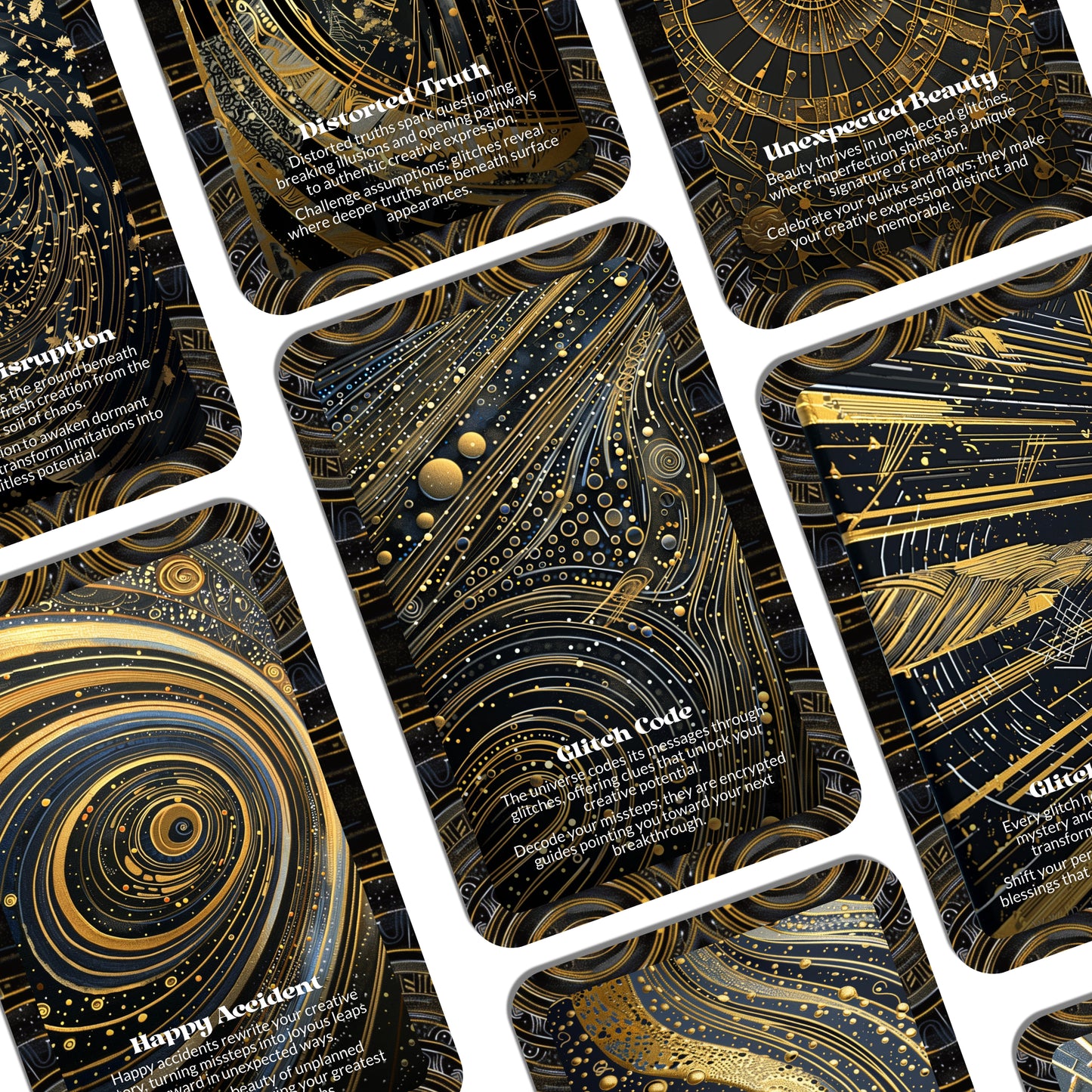 Glitch Oracle – An Inspired Mistakes Oracle Deck – 22 Oracle Cards – Find Power in the Perfect Error
