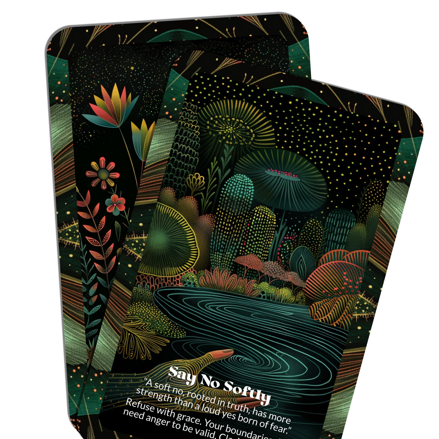 The Quiet Rebellion – An Empowered Change Oracle Deck – 22 Oracle Cards – Break Free Without Breaking Down